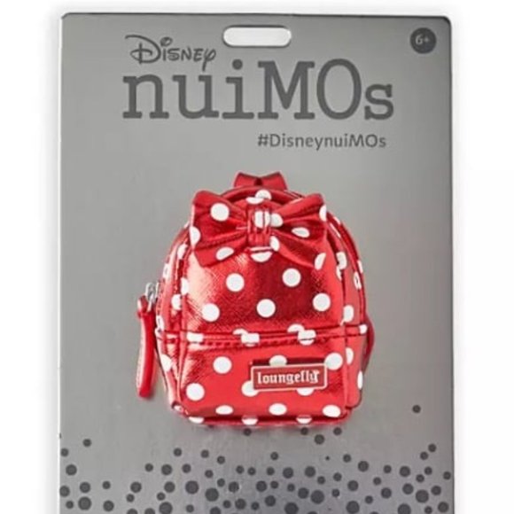 Disney nuiMOs Loungefly Minnie Mouse Red Polka Dot Backpack - Picture 2 of 12